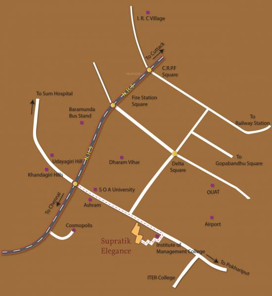 Images for Location Plan of Supratik Elegance