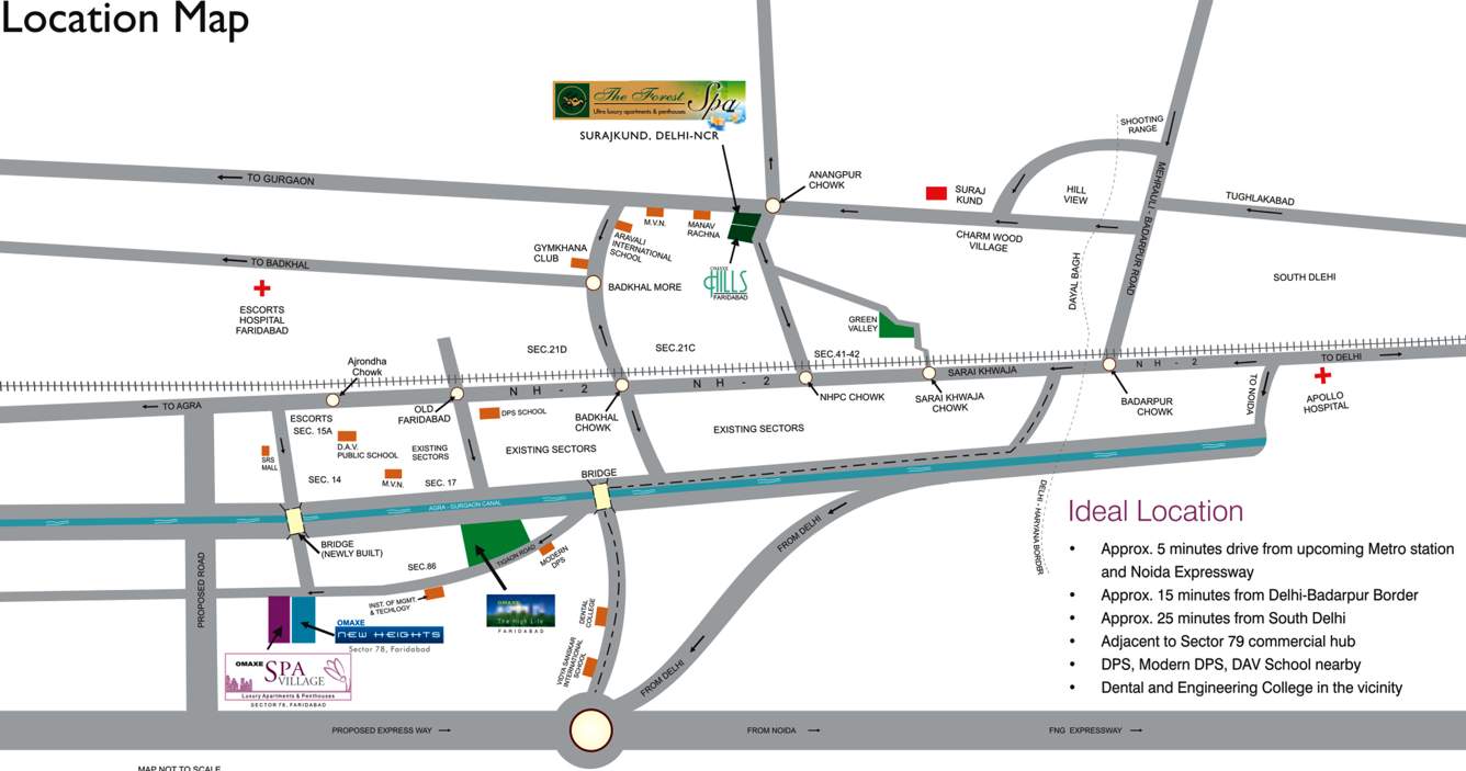 spa village Images for Location Plan of Omaxe Spa Village