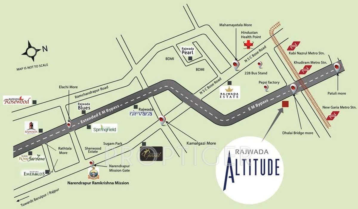 altitude Images for Location Plan of Rajwada Altitude