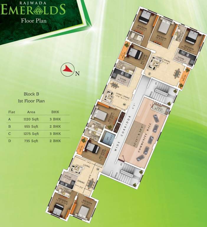 Images for Cluster Plan of Rajwada Emeralds