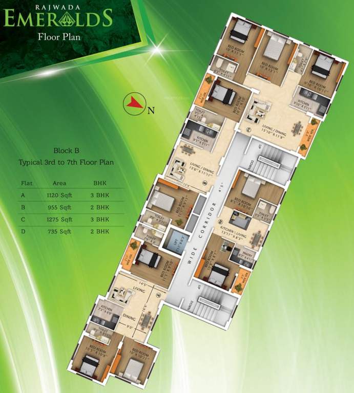 Images for Cluster Plan of Rajwada Emeralds