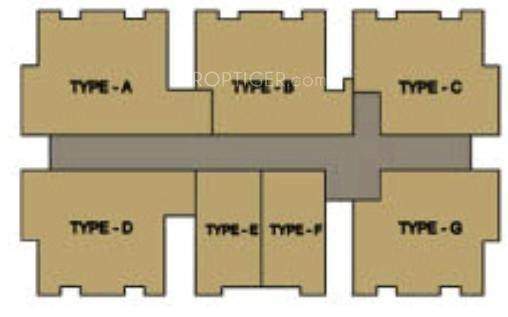  4 pillars Images for Cluster Plan of Heera 4 Pillars