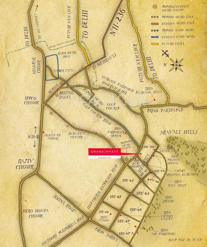  grand-hyatt Images for Location Plan of Ireo Grand Hyatt