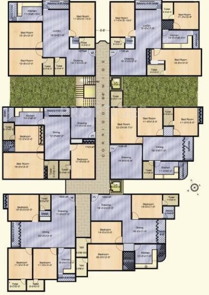  premia-prestige Single Tower Cluster Plan for 5th Floor