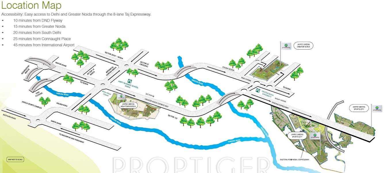  tiara tower Images for Location Plan of Jaypee Tiara Tower