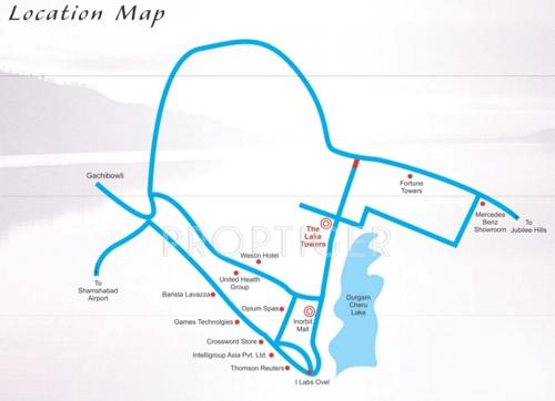 Images for Location Plan of Maruti The Lake Towers
