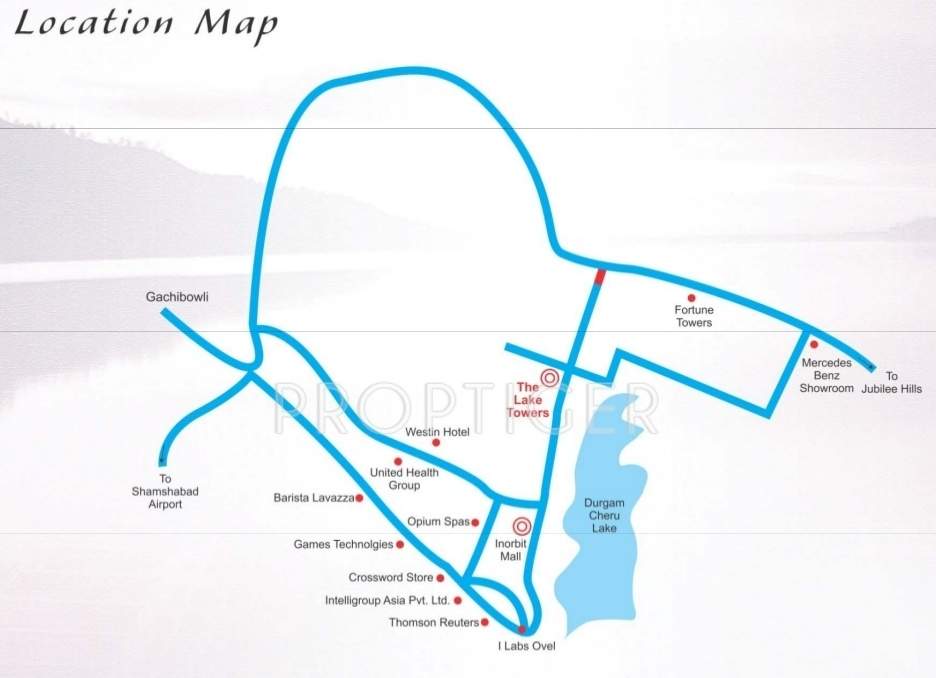 Images for Location Plan of Maruti The Lake Towers