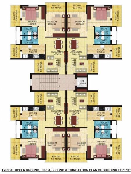  ruturaj-residency Block B Cluster Plan