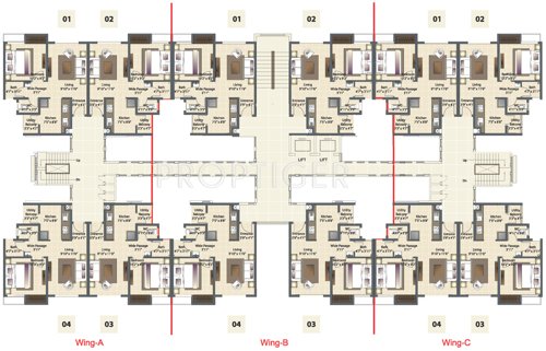 Images for Cluster Plan of Luxora Primo Apartments