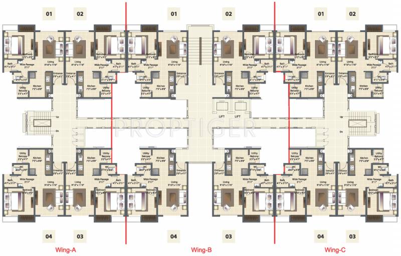 Images for Cluster Plan of Luxora Primo Apartments