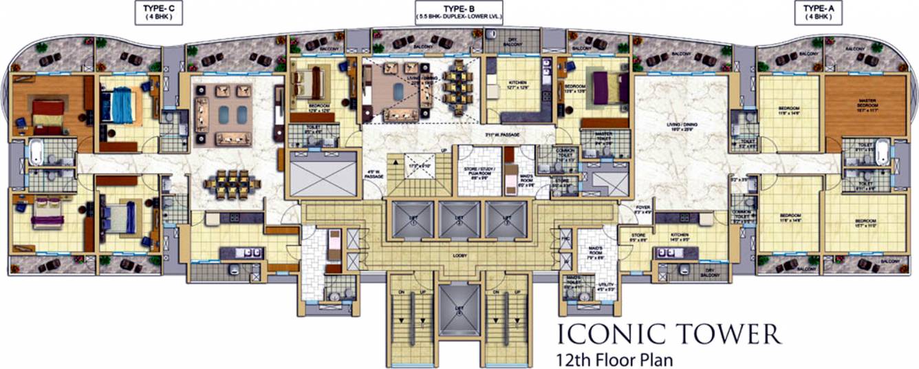 Images for Cluster Plan of Tata Tritvam