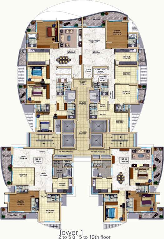 Images for Cluster Plan of Tata Tritvam