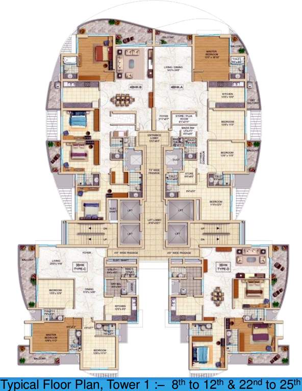 Images for Cluster Plan of Tata Tritvam