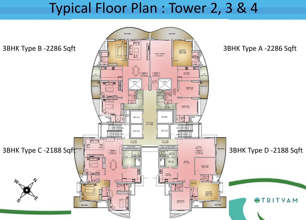 Images for Cluster Plan of Tata Tritvam