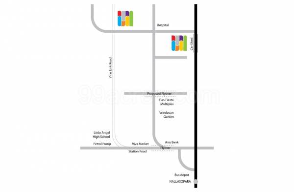  ayan-residency-phase-1 Location Plan