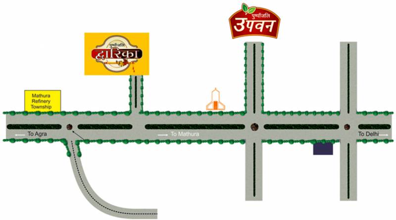 Images for Location Plan of Pushpanjali Dwarika