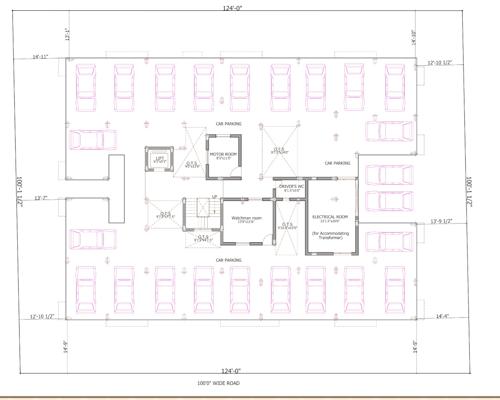  pushkars-sree-lakshmi-ganapathy-enclave Sree Lakshmi Ganapathy Enclave Cluster Plan for Stilt Floor