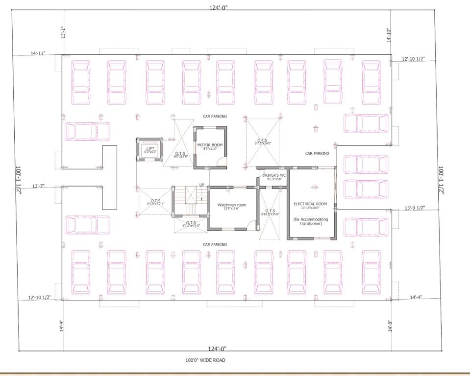 pushkars sree lakshmi ganapathy enclave Sree Lakshmi Ganapathy Enclave Cluster Plan for Stilt Floor