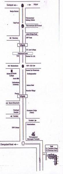 rainbow-foundations shanmuga-nagar Location Plan