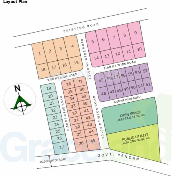 Gracelands Rajarani Layout Plan