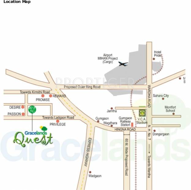 Gracelands Quest KH 49 Location Plan