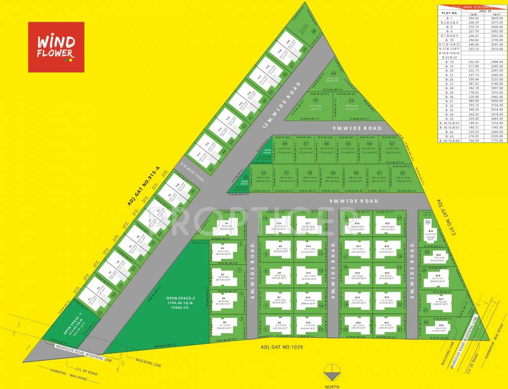 Images for Layout Plan of Vivid Wind Flower Plots