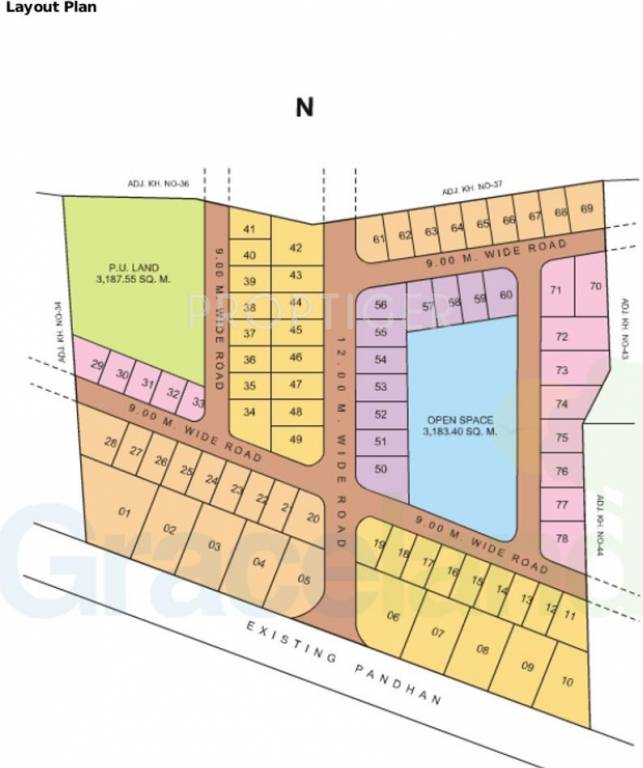 Gracelands Passion Layout Plan