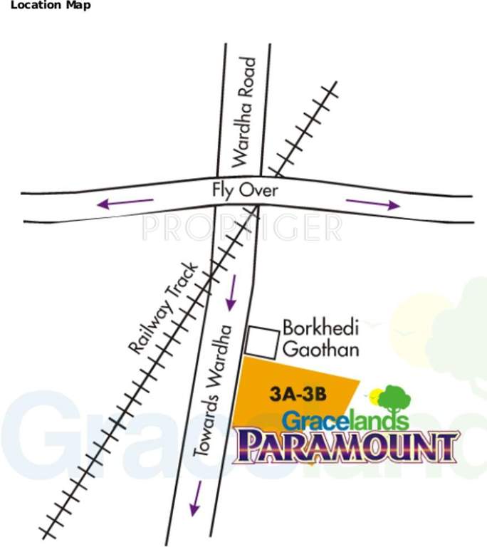 Gracelands Paramount Location Plan