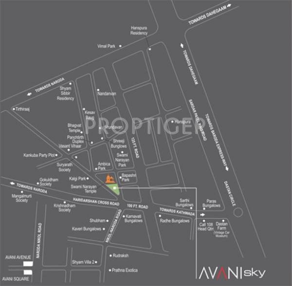 Images for Location Plan of V Square Avani Sky
