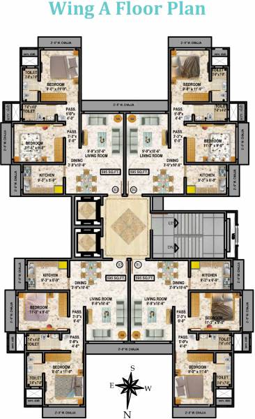 Images for Cluster Plan of Geopreneur Mayur Tower