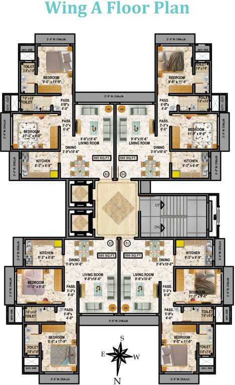 Images for Cluster Plan of Geopreneur Mayur Tower