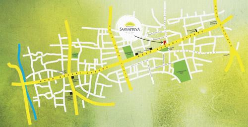  sarvapriya-residency Images for Location Plan of Natural Sarvapriya Residency