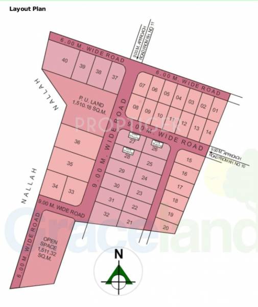 Gracelands Wonderland Glitter Layout Plan