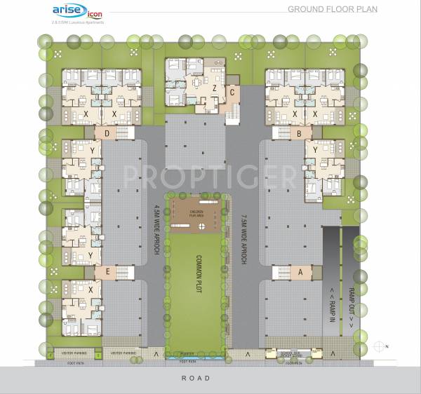  icon Tower B Cluster Plan