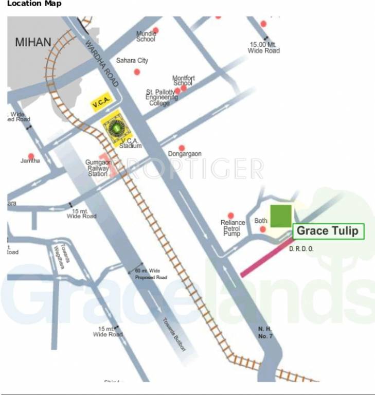 Gracelands Tulip Location Plan