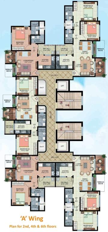  residency Images for Cluster Plan of Sun Residency