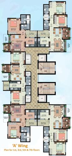  residency Images for Cluster Plan of Sun Residency
