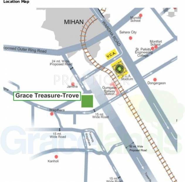 Gracelands Treasure Trove Location Plan