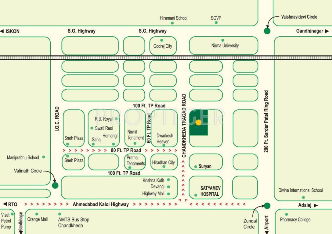 Images for Location Plan of Khyati Green Aura