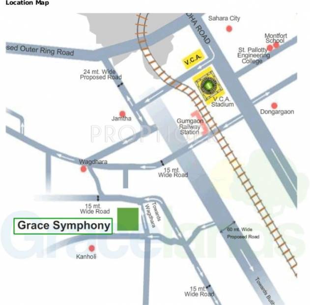 Gracelands Symphony Location Plan