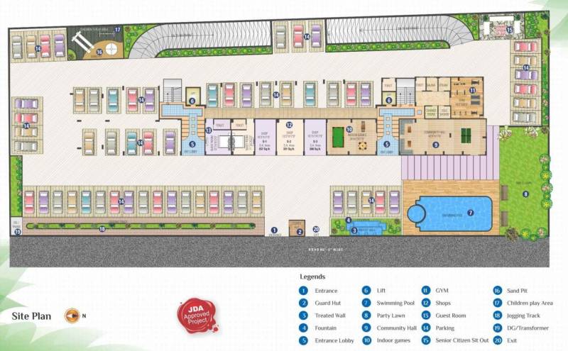 Images for Site Plan of Aradhana Bhavyaa Green