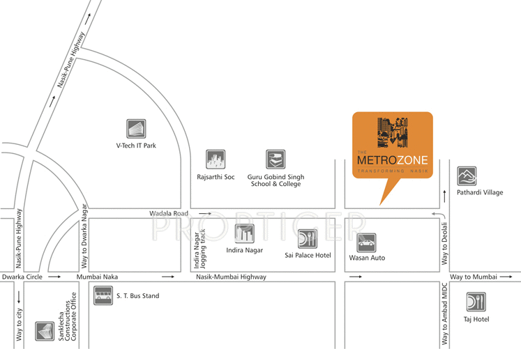 Images for Location Plan of Sanklecha The Metrozone