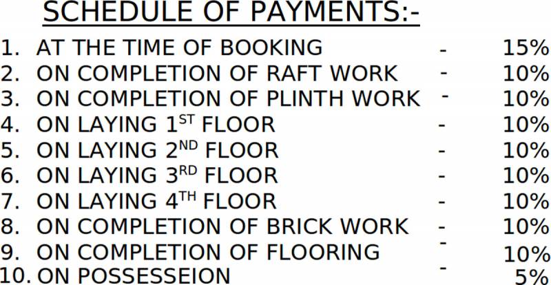 Images for Payment Plan of IPG Samyak Residency