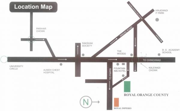 Images for Location Plan of Orange Royal Orange County