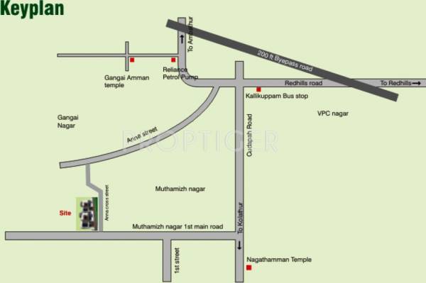 Grace Builders Coral and Pearl Location Plan