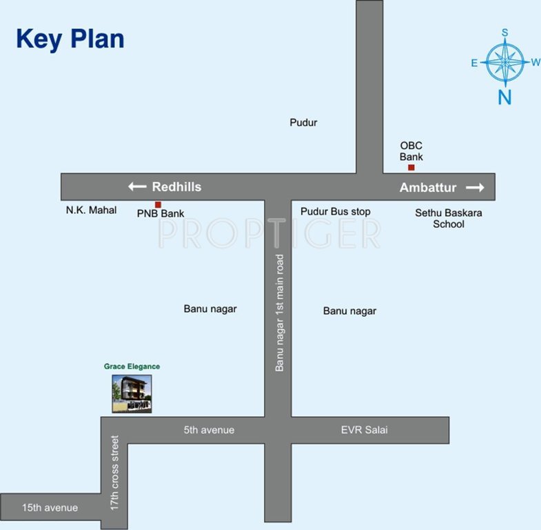 Grace Builders Elegance Location Plan