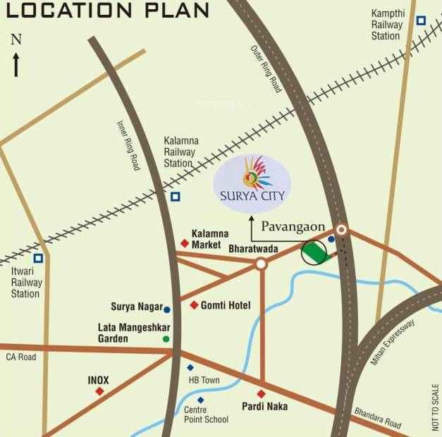Images for Location Plan of Surya Surya City