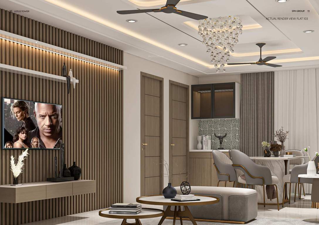  lotus tower Living Area