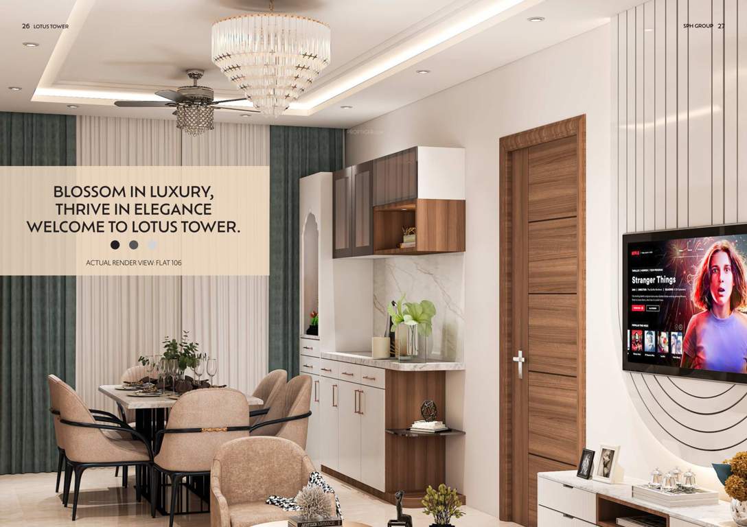  lotus tower Living Area