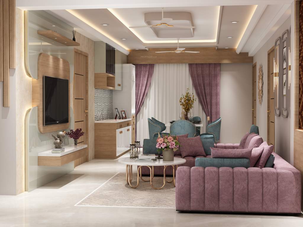  lotus tower Living Area